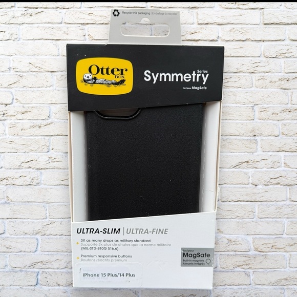 NIB OtterBox Symmetry Series Ultra-Slim  MagSafe | iPhone 15 Plus and 14 Plus - Picture 1 of 2